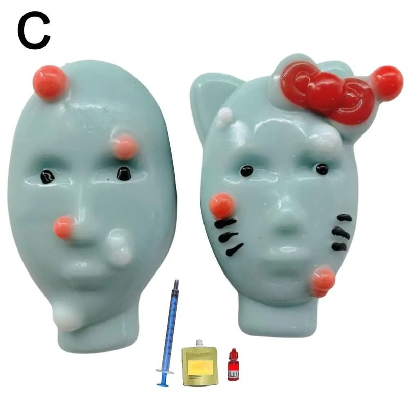 Funny Pimple Popper Stress Relief Toy Reusable Decompression Fidget 8