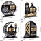 Black Gold Ramadan Countdown Calendar Acrylic Eid Mubarak Decorative Table Ornament 5