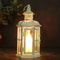 Vintage Hanging Candle Lantern 10in Metal Decorative Candle Holder For Indoor Outdoor Events 0