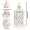 Vintage Hanging Candle Lantern 10in Metal Decorative Candle Holder For Indoor Outdoor Events 6
