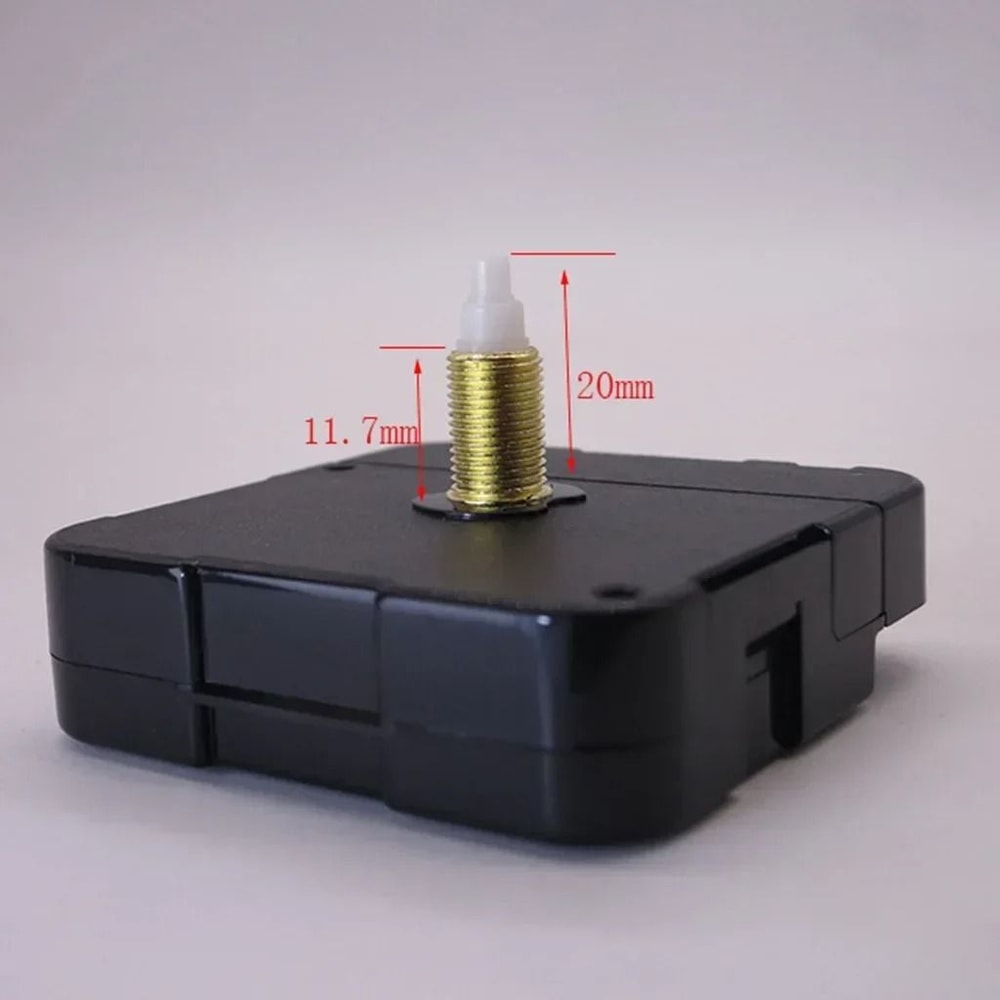 DIY Quartz Clock Movement Repair Kit 31mm Long Shaft Replacement Mechanism 9