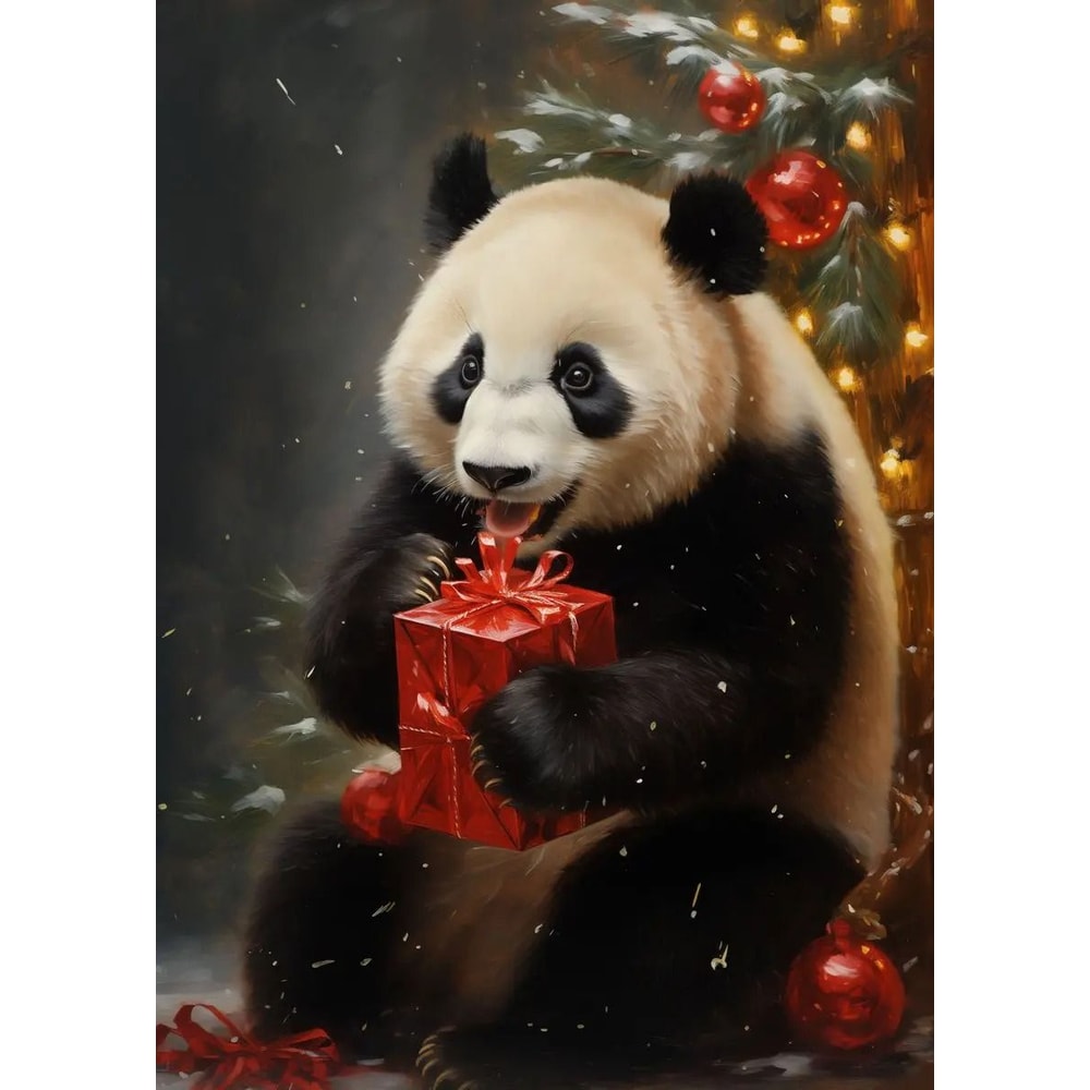 Classic Santa Claus Christmas Canvas Wall Art Festive Holiday Poster Decor 11