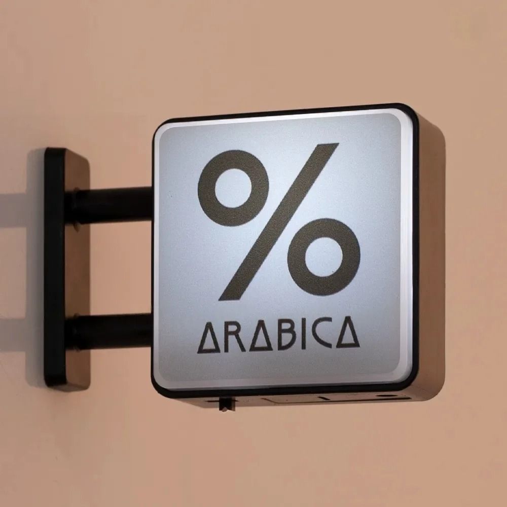 Mini Coffee Corner LED Light Sign Magnet Creative Pegboard Glow Decor 10