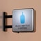Mini Coffee Corner LED Light Sign Magnet Creative Pegboard Glow Decor 11