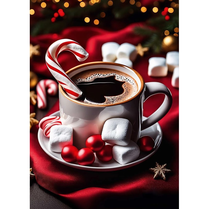 Classic Santa Claus Christmas Canvas Wall Art Festive Holiday Poster Decor 20