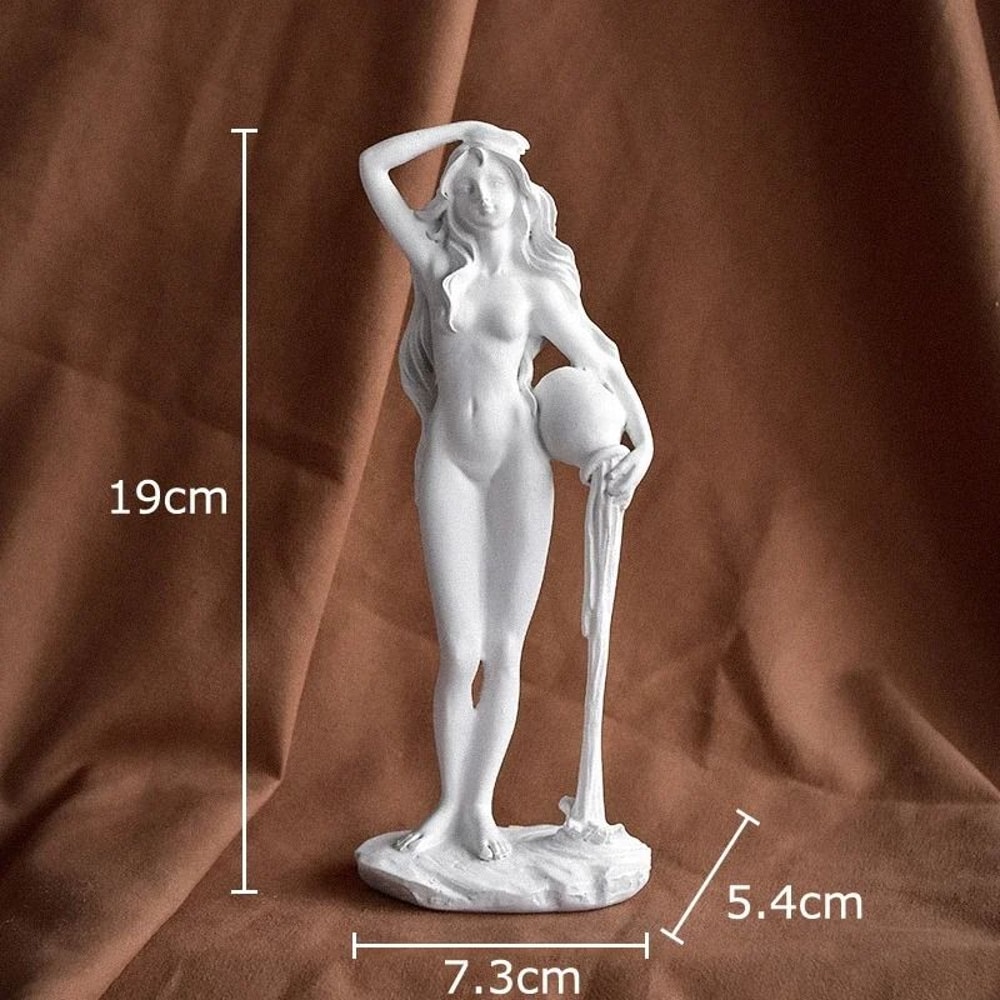 Classical Venus Goddess Resin Statue Aesthetic Mythology Desk Decor Accent 9