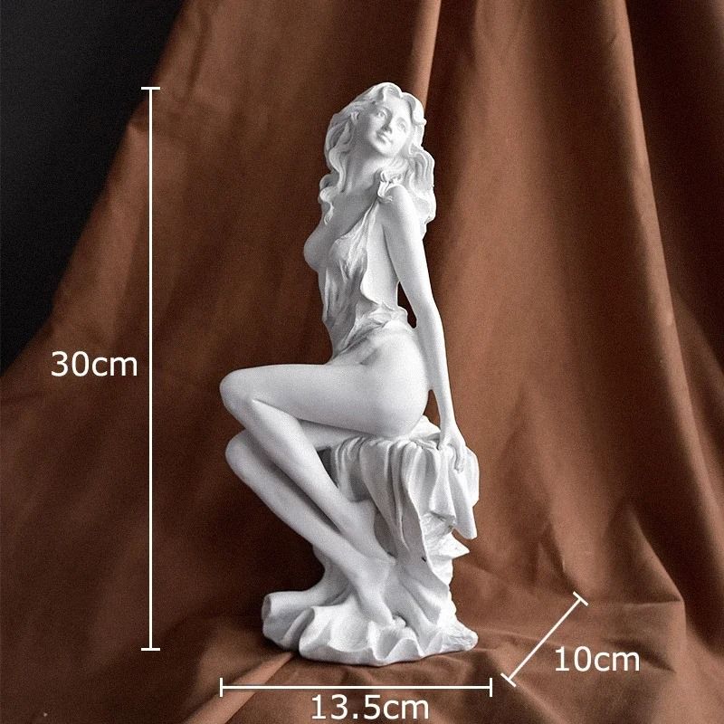 Classical Venus Goddess Resin Statue Aesthetic Mythology Desk Decor Accent 8
