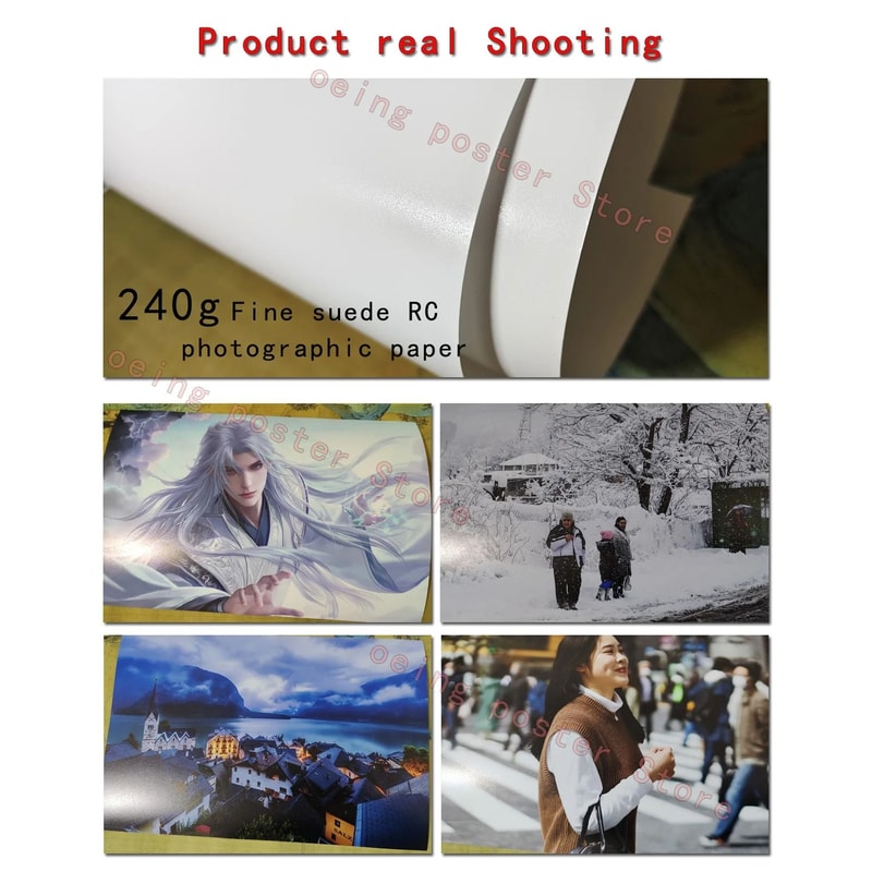 Custom Photo Satin Poster Personalized Wall Art Print For Home Decor Gifts 4