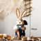 Large Straw Woven Bunny Decoration 46cm Rustic Easter Rabbit Ornament For Home And Garden 13