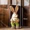 Large Straw Woven Bunny Decoration 46cm Rustic Easter Rabbit Ornament For Home And Garden 15