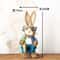 Large Straw Woven Bunny Decoration 46cm Rustic Easter Rabbit Ornament For Home And Garden 19
