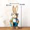 Large Straw Woven Bunny Decoration 46cm Rustic Easter Rabbit Ornament For Home And Garden 6