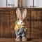 Large Straw Woven Bunny Decoration 46cm Rustic Easter Rabbit Ornament For Home And Garden 7
