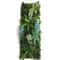 Artificial Rose Wall Panel Greenery Backdrop 1575x4724in Decorative Lawn Mat 10