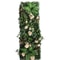 Artificial Rose Wall Panel Greenery Backdrop 1575x4724in Decorative Lawn Mat 21