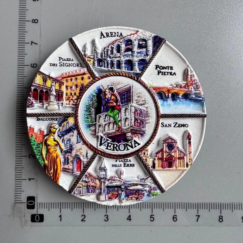 Verona Italy Souvenir Fridge Magnet 3D Resin Travel Keepsake Decor 12