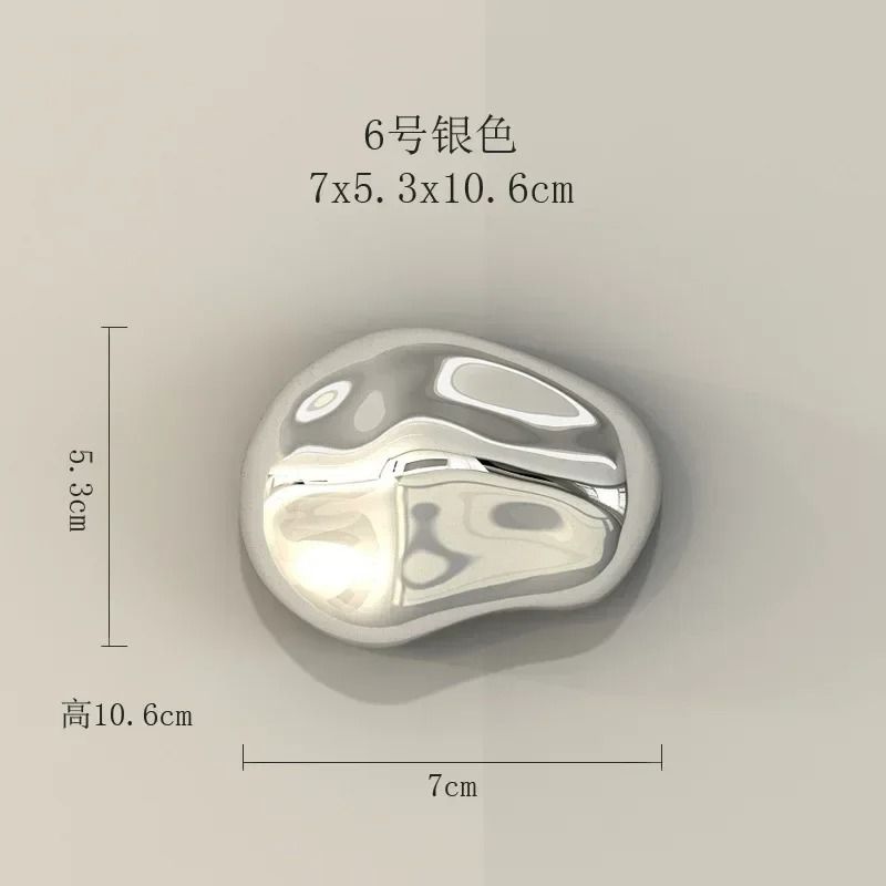 Modern Abstract Stone Wall Hanging Sculpture Minimalist Home Decor Accent 19