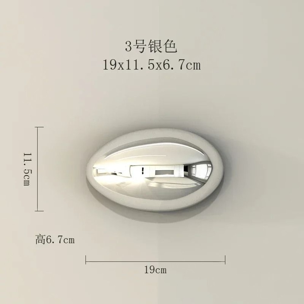 Modern Abstract Stone Wall Hanging Sculpture Minimalist Home Decor Accent 22