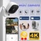 SecureSight 4K Mini WiFi Security Camera With Color Night Vision Two Way Audio 0