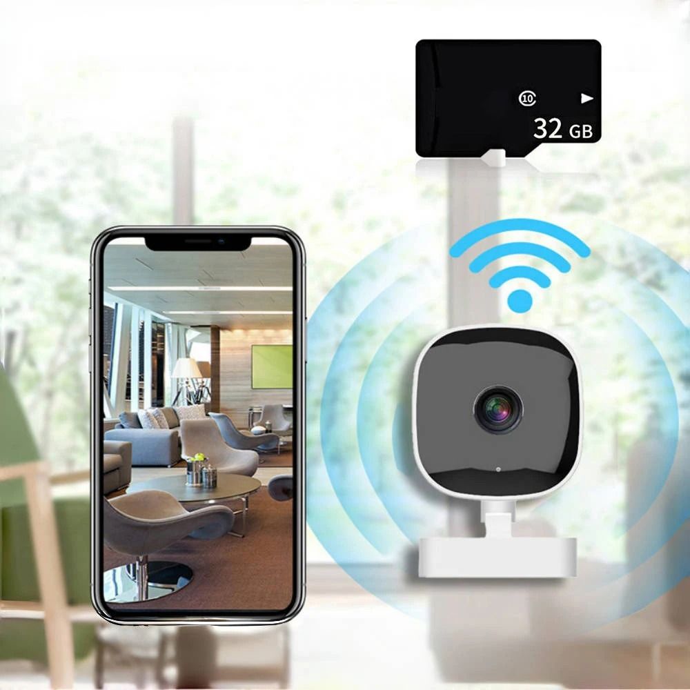 SecureSight 4K Mini WiFi Security Camera With Color Night Vision Two Way Audio 7