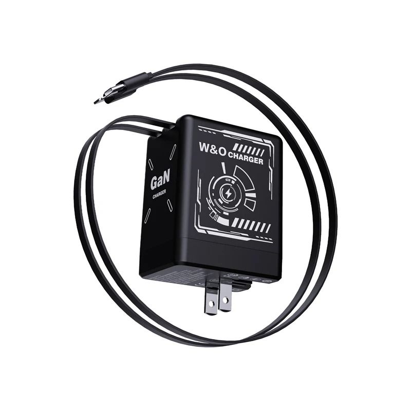 PowerSnap GaN Fast Charger With Telescopic Cable For IPhone Android 7