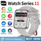 S11 AMOLED Smart Watch GPS Call Waterproof Fitness Tracker For IOS Android 10
