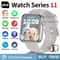 S11 AMOLED Smart Watch GPS Call Waterproof Fitness Tracker For IOS Android 16