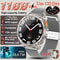 T Rex3 Pro Military GPS Smartwatch 1100mAh Battery Compass Outdoor Rugged Watch 16
