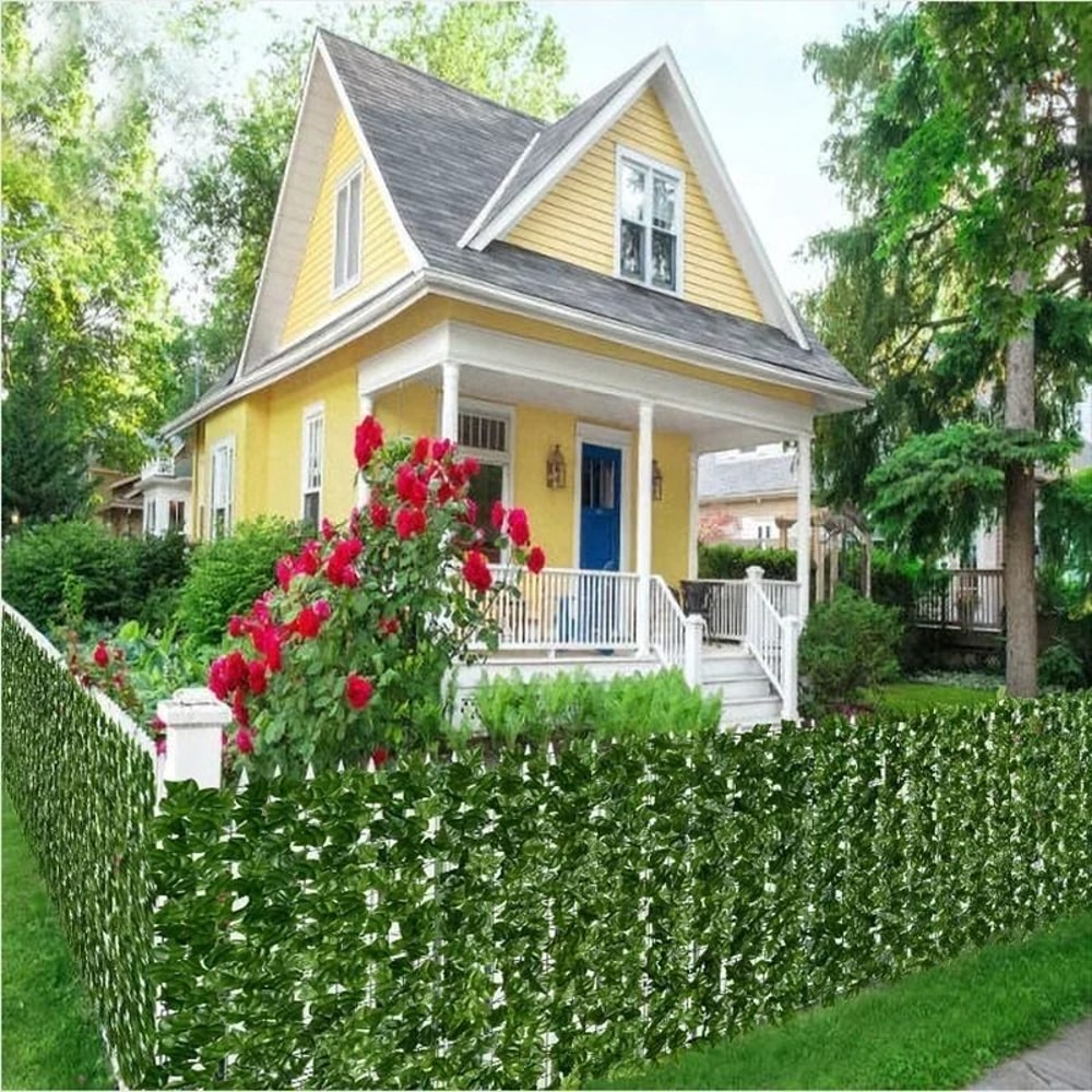 GreenShield Artificial Ivy Fence Panel Privacy Screen For Garden Balcony 4