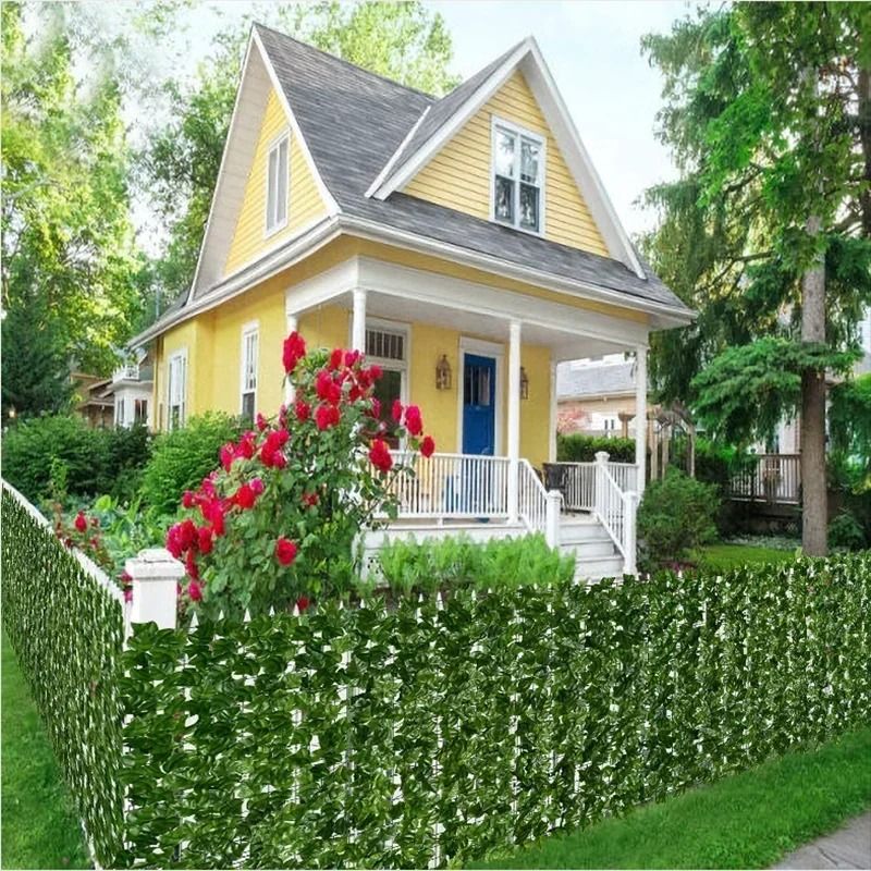 GreenShield Artificial Ivy Fence Panel Privacy Screen For Garden Balcony 4