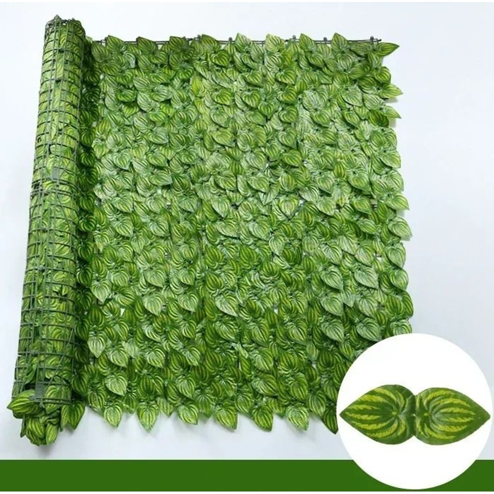 GreenShield Artificial Ivy Fence Panel Privacy Screen For Garden Balcony 7