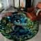 JungleDragon Soft Round Floor Mat Non Slip Flannel Rug For Kids Room Home 1