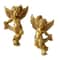 CherubGlow Resin Angel Wall Hanging Set Cute Cartoon Angel Decor Pair 6