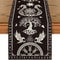 NordicRaven Linen Table Runner Viking Helm Of Awe Dining Decor 7