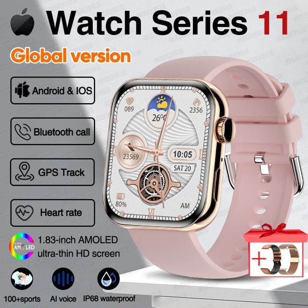 Series 11 AMOLED GPS Smartwatch With Bluetooth Calling And Waterproof Fitness Tracking 14