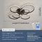 Modern LED Ring Chandelier Ceiling Light For Living Room Bedroom 15