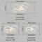 Modern LED Ring Chandelier Ceiling Light For Living Room Bedroom 2