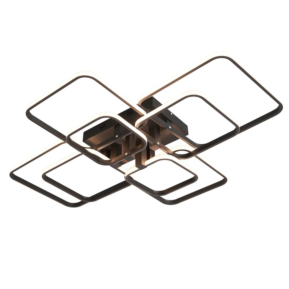 Modern LED Ring Chandelier Ceiling Light For Living Room Bedroom 5