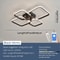 Modern LED Ring Chandelier Ceiling Light For Living Room Bedroom 8