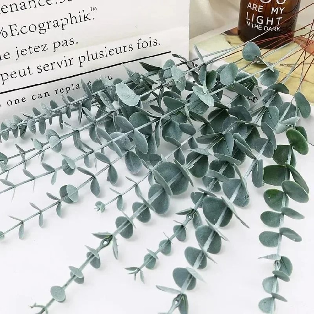 Artificial Eucalyptus Stems Greenery Bundle For DIY Bouquets And Home Decor 3