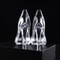 Crystal Cinderella Glass Slipper Figurine Elegant Acrylic High Heel Decor 4