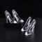 Crystal Cinderella Glass Slipper Figurine Elegant Acrylic High Heel Decor 5