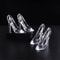 Crystal Cinderella Glass Slipper Figurine Elegant Acrylic High Heel Decor 5
