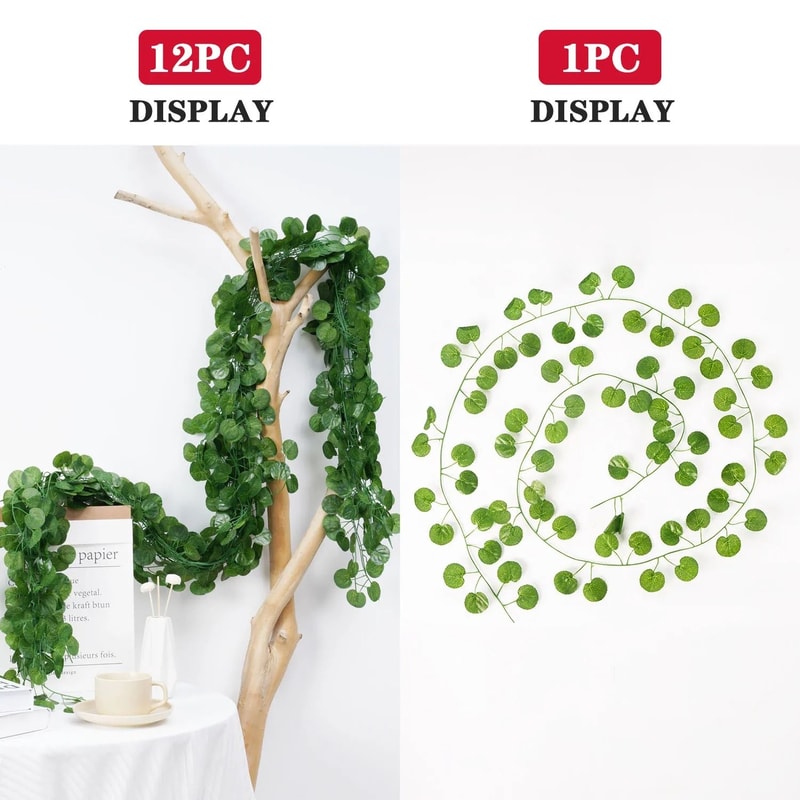 Artificial Ivy Hanging Vine Garland For Wall Room And Wedding Decor 4