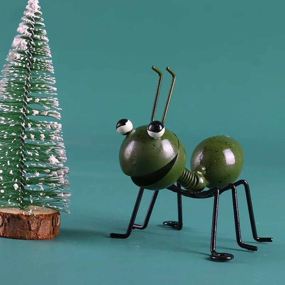 Cute Metal Ant Wall Art Sculptures For Garden And Home Decor 8