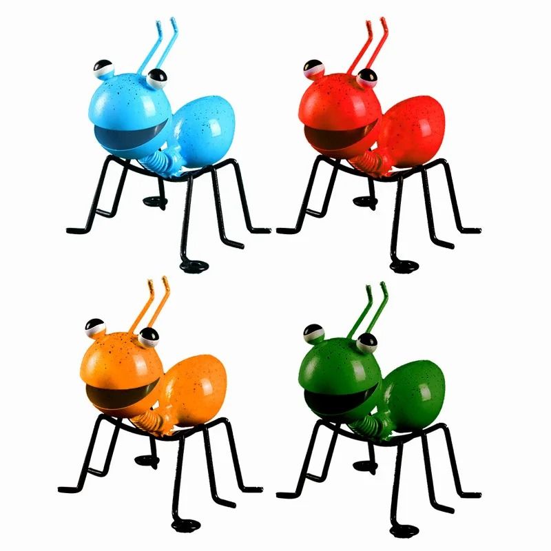 Cute Metal Ant Wall Art Sculptures For Garden And Home Decor 10