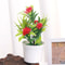 Colorful Artificial Potted Flower Bonsai For Table And Room Decor 4