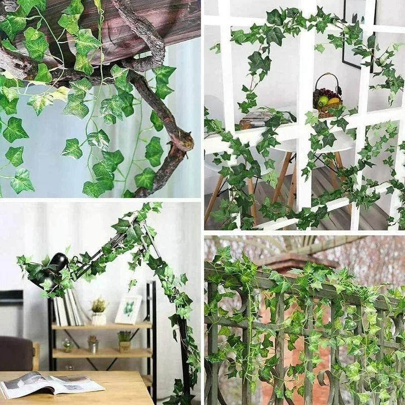 Artificial Ivy Leaf Garland Hanging Vine For Wall And Room Decor 4