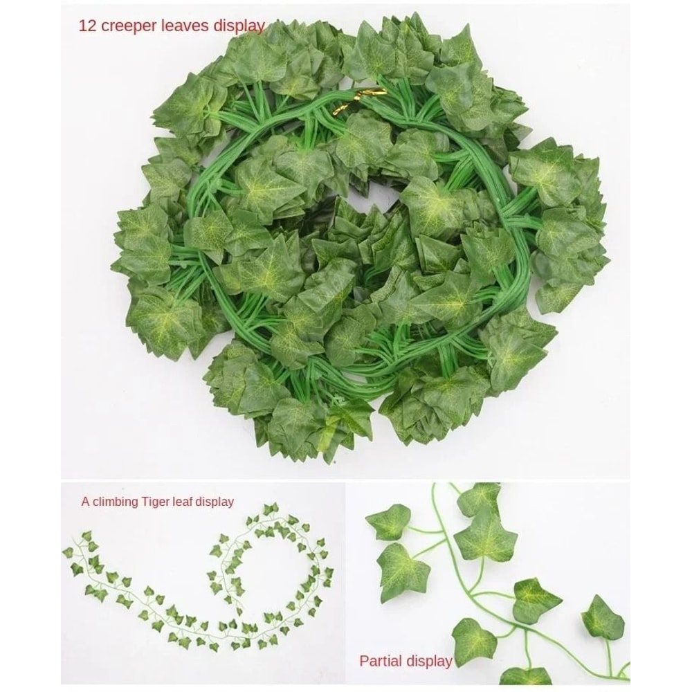 Artificial Ivy Leaf Garland Hanging Vine For Wall And Room Decor 7