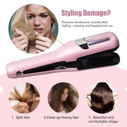 2-in-1 automatic split end hair trimmer for smooth, healthy hair